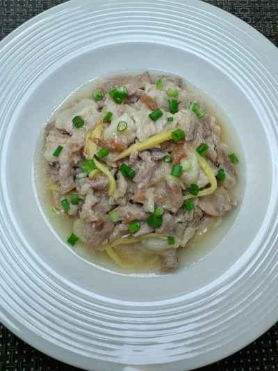 酸っぱい梅の蒸し豚バラ肉の作り方：14