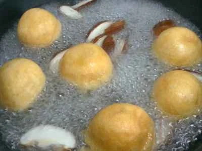 椎茸、麩、白菜の炒め物の作り方：4