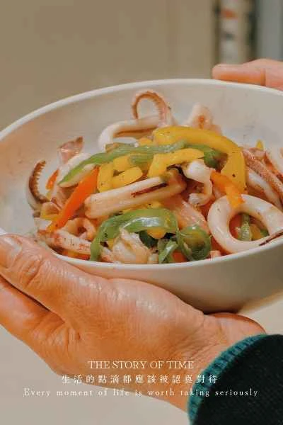 ピーマンとイカのレシピ