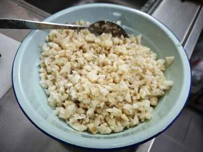 蓮根入り蒸し豚パテの作り方：3