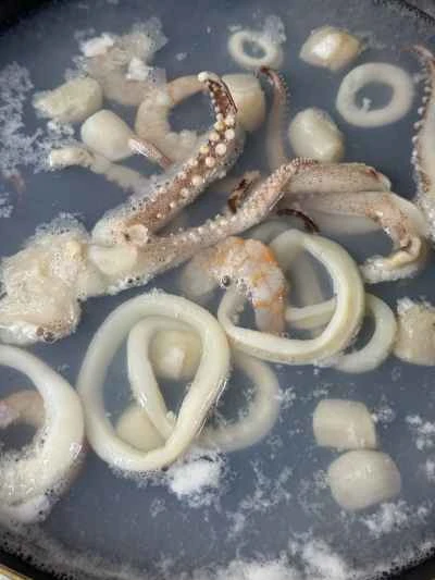 シーフードミックス卵団子のレシピ手順：4