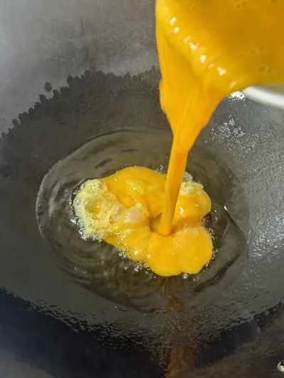 にんじんと卵の炒め物の作り方：4