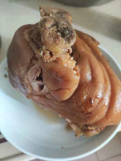 氷砂糖で煮込んだ豚足の作り方：7