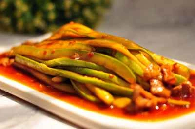 魚風味のズッキーニのレシピ