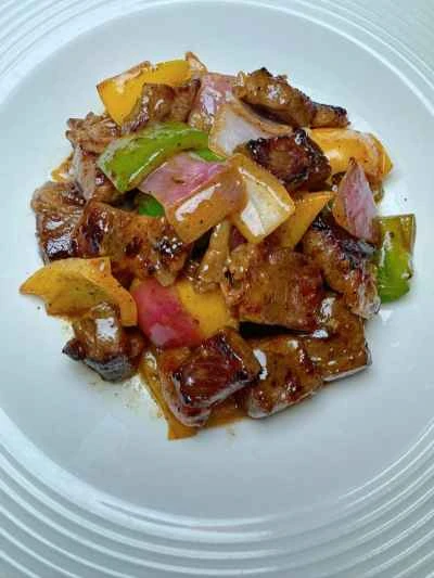 黒胡椒ビーフキューブのレシピ手順：15