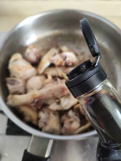 若ショウガ入り蒸し鶏の作り方：5