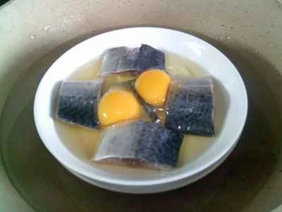 塩魚入り蒸し卵の作り方：5