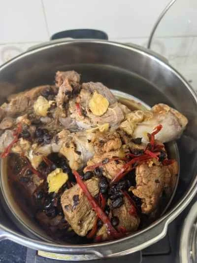 蒸し豚足のレシピ手順：5