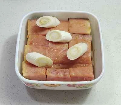 蒸し鮭のレシピ手順：1
