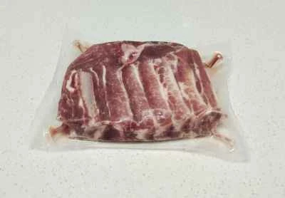 カリカリの黒豚チョップを作る手順：1