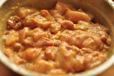 クミンチキンの作り方：4