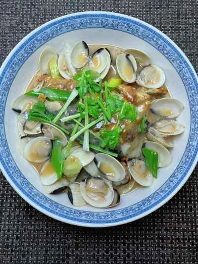 アサリ入り魚の頭煮込みの作り方：13