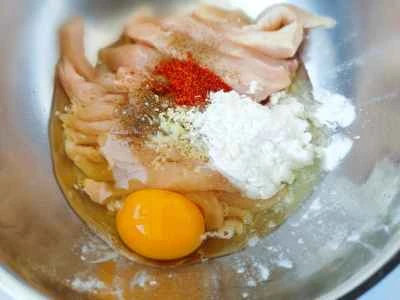 クリスピーチキンストリップスのレシピ手順：3