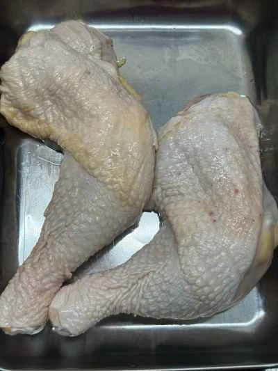 鶏肉と干しイカの煮込みの作り方：2