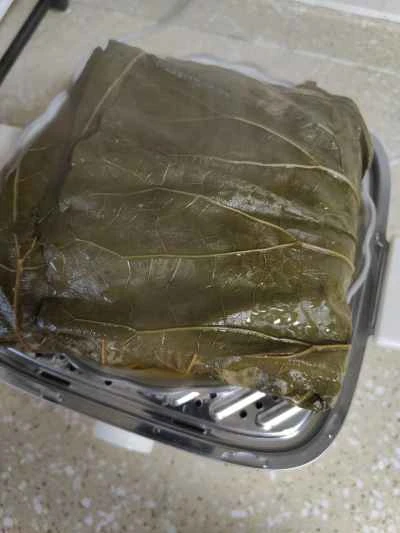 蓮の葉蒸し鶏のレシピ手順：12