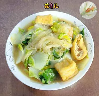 揚げ豆腐入りこんにゃく麺の煮込みレシピ（その5）