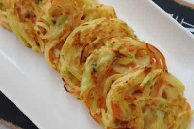 フライドポテトパンケーキの作り方：7