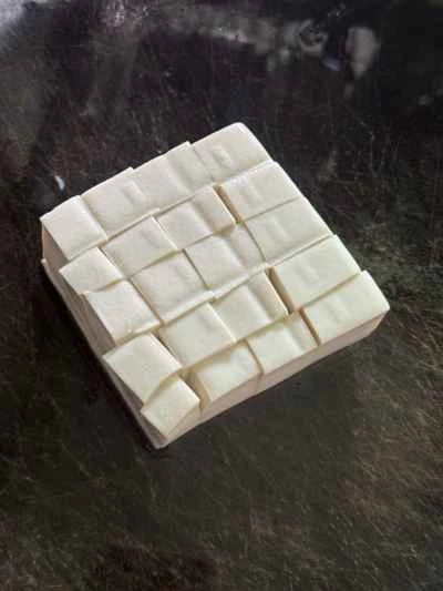 カニカマと豆腐のキャセロールレシピ手順：2