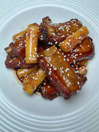 コーラリブライスケーキのレシピ手順：13