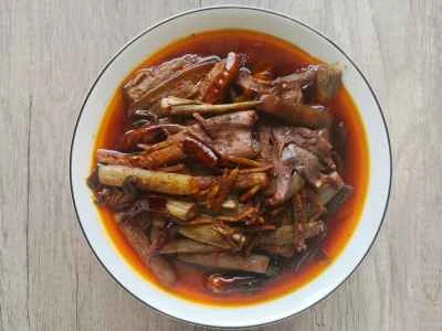 ナスとサトイモの花のレシピ