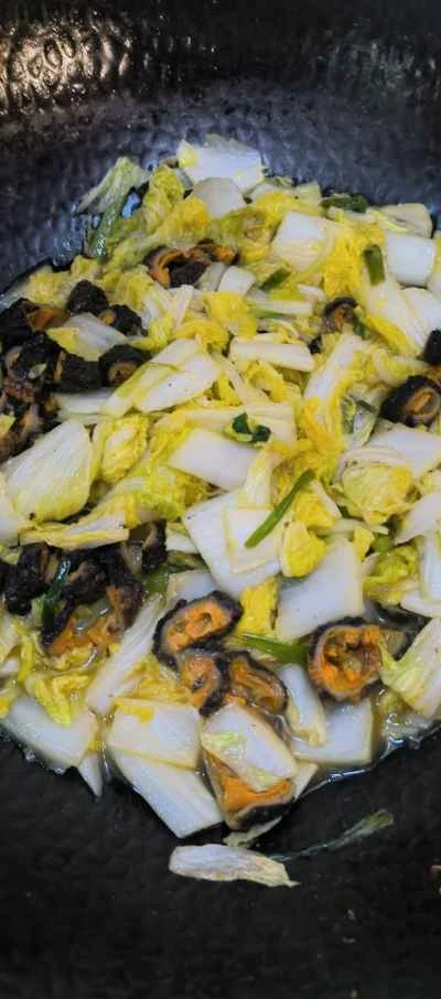 紅参入りベビーチンゲン菜炒めの作り方：6