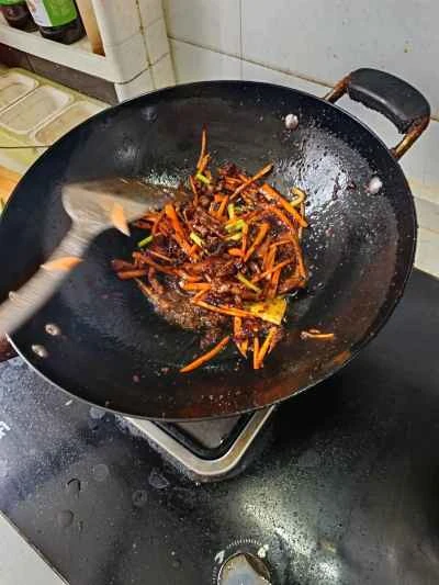 魚香肉（魚風味の細切り豚肉）の作り方：8