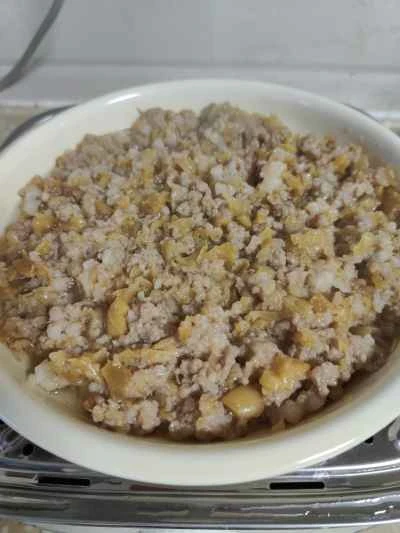 保存野菜を使った蒸し豚パテの作り方：8