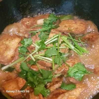 豚バラ肉と乾燥豆腐の煮込みの作り方：9