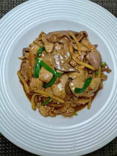 豚もつ炒めの作り方：14