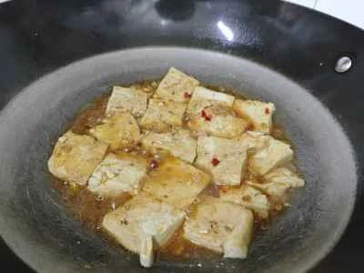 煮込みとフライパンで焼いた木綿豆腐の作り方:6