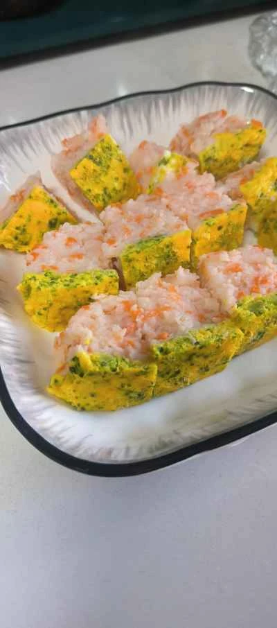 ブロッコリーとエビのケーキのレシピ
