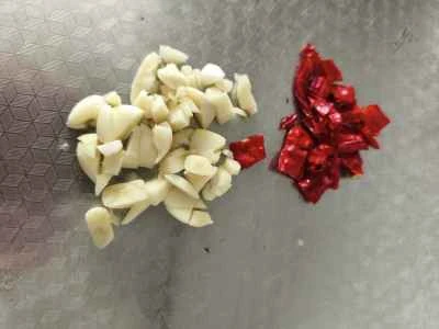 椎茸とヘチマの炒め物の作り方：5