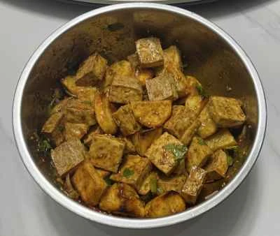 豆腐とジャガイモの情熱的なラブストーリーのレシピ：5つのステップ