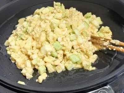 五味ベジタリアンナスケーキのレシピ手順：3