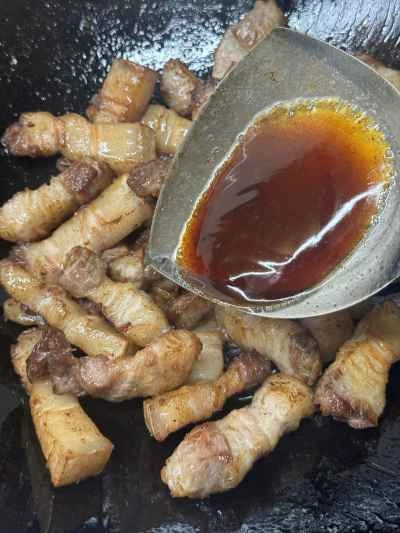 発酵黒豆入り蒸し豚バラ肉の作り方：4