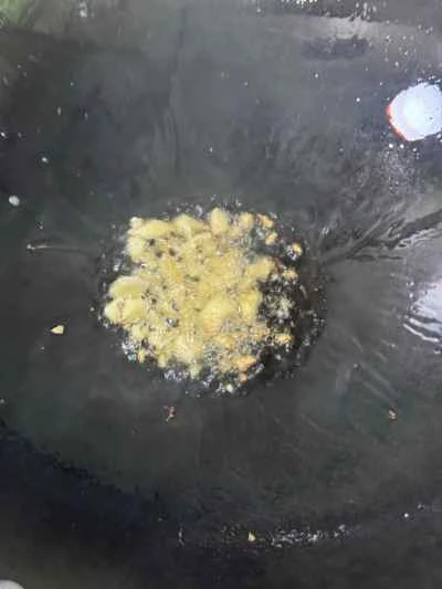 インゲンと卵の炒め物の作り方：6