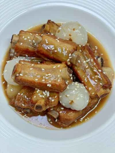 ライチポークリブのレシピ