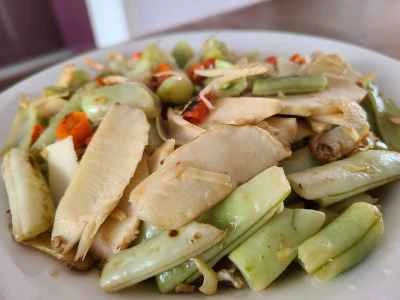 たけのこといんげんの炒め物の作り方：13