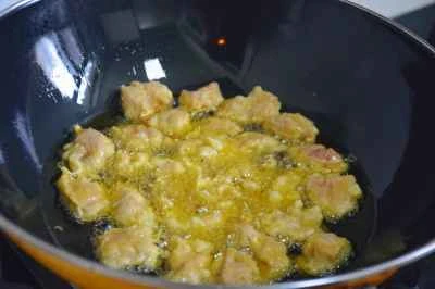 パイナップル入り酢豚のレシピ手順：7