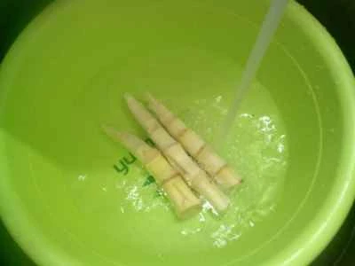 豆とたけのこの漬物の作り方：6