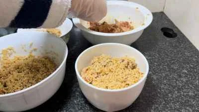 もち米入り蒸し豚スペアリブの作り方：8