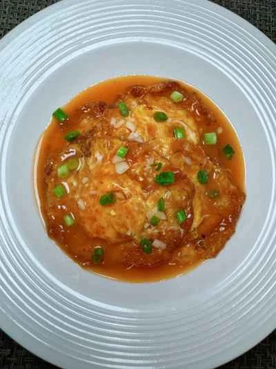 トマトソースのポーチドエッグの作り方：11