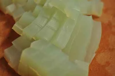 キャットニップ入りゼリー炒めの作り方：1