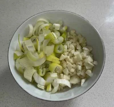 自家製地三仙（Di San Xian）レシピの手順：5