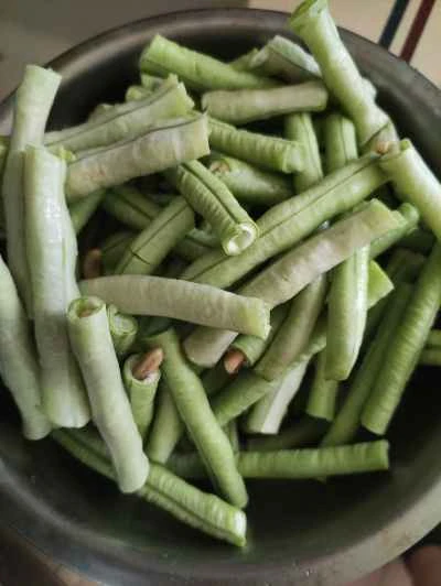 ニンニク風味のベビービーンズの作り方：2