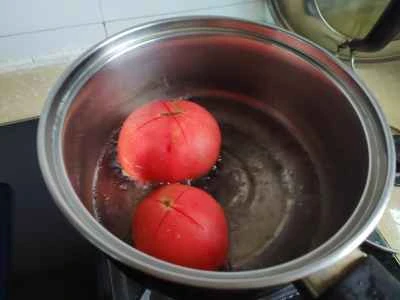 トマトと牛肉の卵炒めの作り方：2