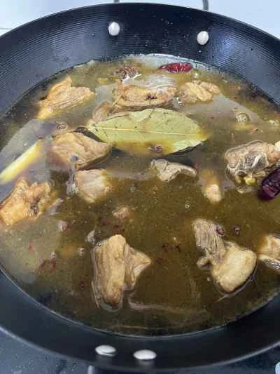 豚スペアリブとインゲンの煮込みの作り方：6