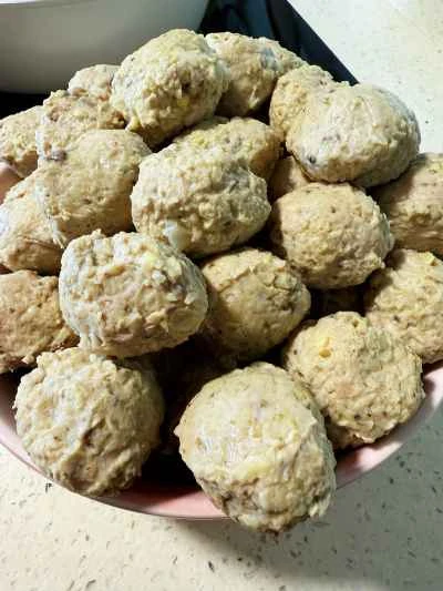 椎茸とたけのこのミートボールの作り方：12