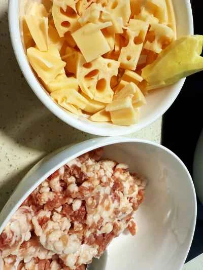 もち米パールミートボールの作り方：2