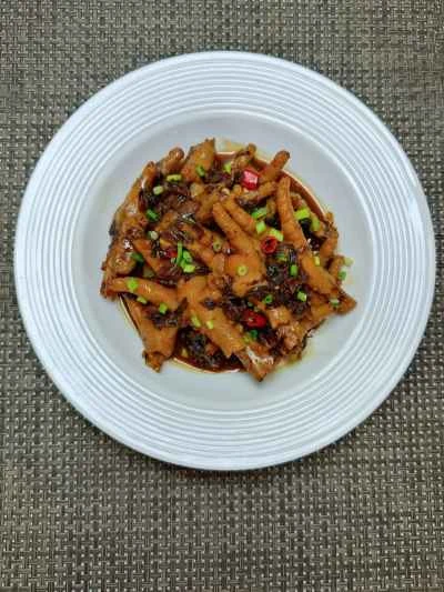 鶏足の煮込みとカラシナの塩漬けの作り方：16